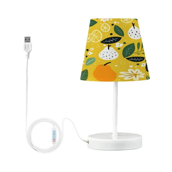 Pear Sydney Leaf Desk Lamp LED Table Nightstand Lamps with 3 Color Temperatures for Home Bedroom Living Room Decor 6x11