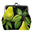 thumbnail image 1 of Pear Travel Wallet - 0.7 Microfiber Coin Purse with Zinc Alloy Jaws, 4.3x4.7 in/11x12 cm - Organizer for Travel Essentials and Documents, 1 of 7