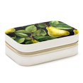 thumbnail image 1 of Pear Velvet Portable Jewelry Box with Removable Compartment - Ultimate Gift for Bracelet and Earring Organization, 1 of 7