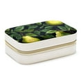 thumbnail image 1 of Pear Velvet Portable Travel Organizer Box with Removable Compartment - Display Case Included - Ideal Gift, 1 of 7