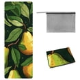 thumbnail image 1 of Pear Yoga Towel with Storage Bag, 72.8"x26.8", Suitable for Hot Yoga, Pilates, Fitness - Yoga Mat Towel, Yoga Towels, 1 of 6