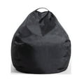 thumbnail image 1 of Big Joe Classic Bean Bag Chair, Black Smartmax, Durable Polyester Nylon Blend, 2 feet Teardrop, 1 of 9