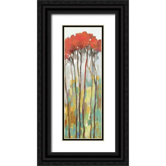 Pearce, Allison 11x24 Black Ornate Wood Framed with Double Matting Museum Art Print Titled - Standing tall I