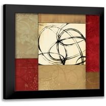 Pearce, Allison 12x12 Black Modern Framed Museum Art Print Titled - Joie de Vivre II