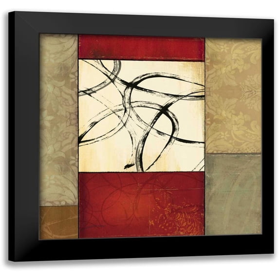 Pearce, Allison 12x12 Black Modern Framed Museum Art Print Titled - Joie de Vivre I