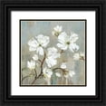 thumbnail image 1 of Pearce, Allison 12x12 Black Ornate Wood Framed with Double Matting Museum Art Print Titled - Sweetbay Magnolia I, 1 of 4
