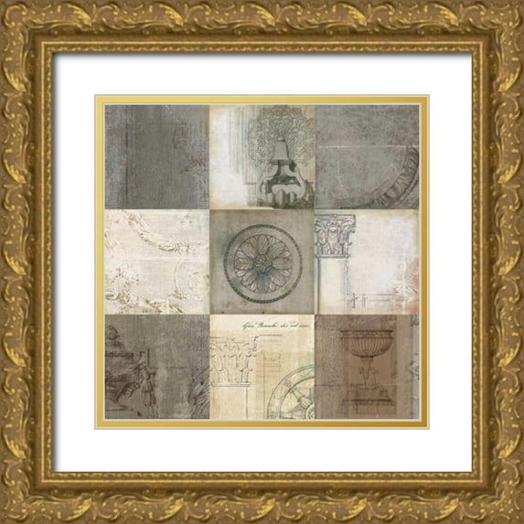 Pearce, Allison 12x12 Gold Ornate Wood Framed with Double Matting Museum Art Print Titled - In Due Time - Oversize