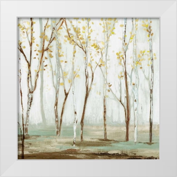 Pearce, Allison 12x12 White Modern Wood Framed Museum Art Print Titled - White on white landscape