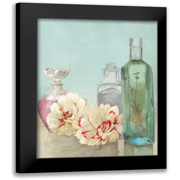 Pearce, Allison 12x14 Black Modern Framed Museum Art Print Titled - Relaxing Spa - Mini