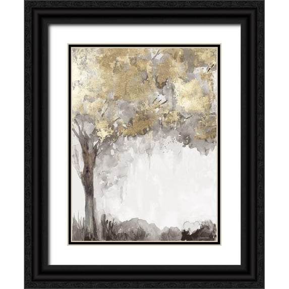 Pearce, Allison 12x14 Black Ornate Wood Framed with Double Matting Museum Art Print Titled - Gold Again