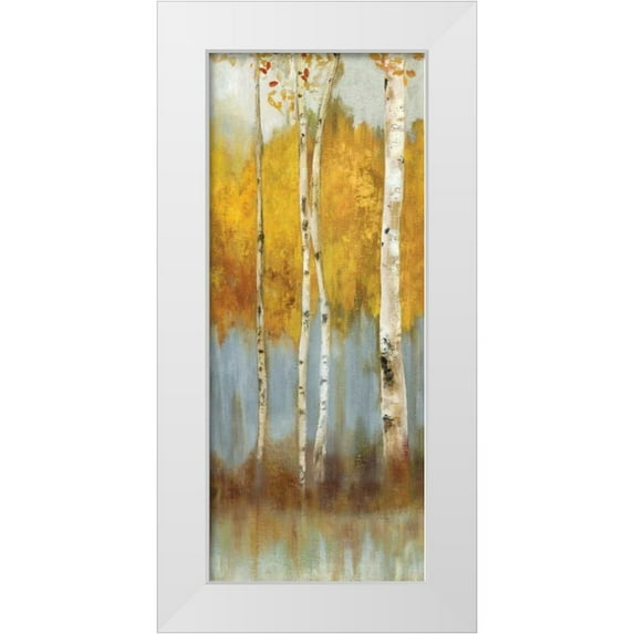 Pearce, Allison 12x24 White Modern Wood Framed Museum Art Print Titled - Promise II - Mini