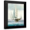thumbnail image 1 of Pearce, Allison 13x18 Black Modern Framed Museum Art Print Titled - Quiet Boats, 1 of 5