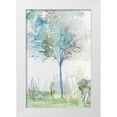 thumbnail image 1 of Pearce, Allison 13x18 White Modern Wood Framed Museum Art Print Titled - Growing Teal I, 1 of 4