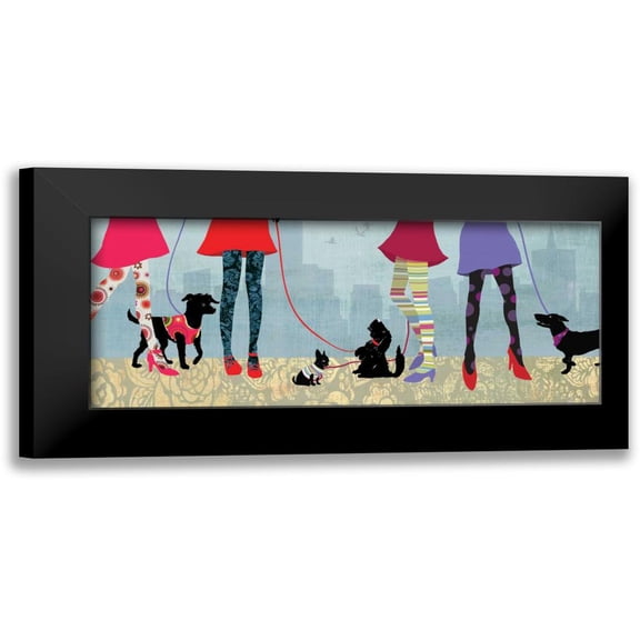 Pearce, Allison 14x8 Black Modern Framed Museum Art Print Titled - Quality Time II
