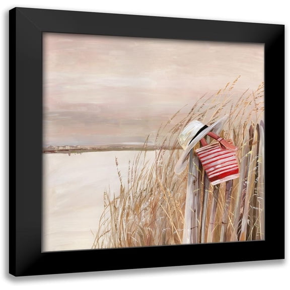 Pearce, Allison 15x15 Black Modern Framed Museum Art Print Titled - Beach Day I