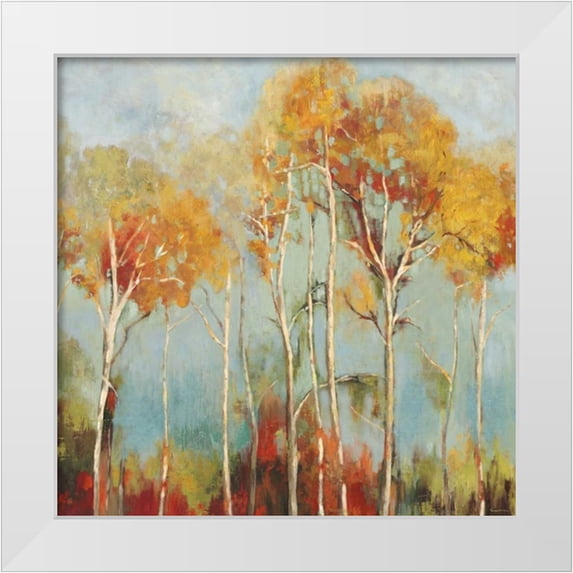 Pearce, Allison 15x15 White Modern Wood Framed Museum Art Print Titled - Up Front I - Mini