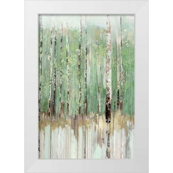 Pearce, Allison 17x24 White Modern Wood Framed Museum Art Print Titled - Tree Essence II