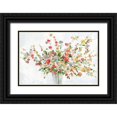 thumbnail image 1 of Pearce, Allison 18x13 Black Ornate Wood Framed with Double Matting Museum Art Print Titled - New spring bouquette, 1 of 4
