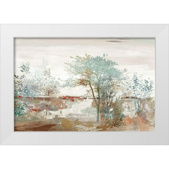 Pearce, Allison 18x13 White Modern Wood Framed Museum Art Print Titled - Autumn Silence