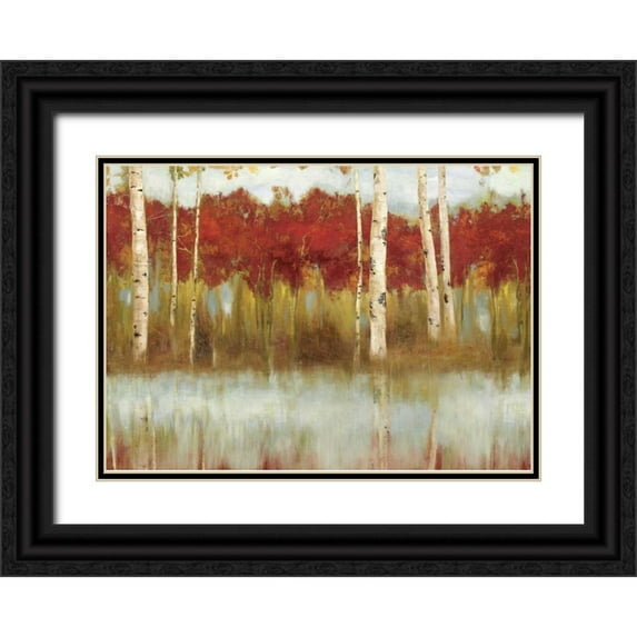 Pearce, Allison 18x14 Black Ornate Wood Framed with Double Matting Museum Art Print Titled - The Edge I