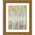 thumbnail image 1 of Pearce, Allison 19x24 Gold Ornate Wood Framed with Double Matting Museum Art Print Titled - Golden Birch, 1 of 4