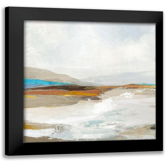 Pearce, Allison 20x20 Black Modern Framed Museum Art Print Titled - Soft Sea I
