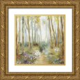 thumbnail image 1 of Pearce, Allison 20x20 Gold Ornate Wood Framed with Double Matting Museum Art Print Titled - Misty Trees, 1 of 4