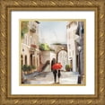 thumbnail image 1 of Pearce, Allison 20x20 Gold Ornate Wood Framed with Double Matting Museum Art Print Titled - The Stroll, 1 of 4