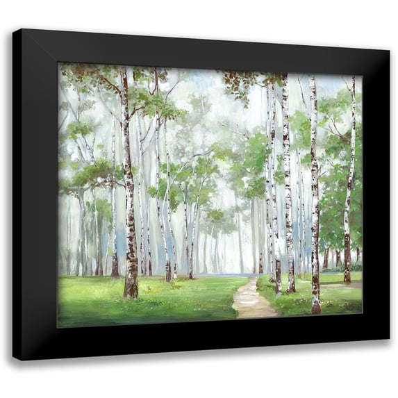 Pearce, Allison 22x20 Black Modern Framed Museum Art Print Titled - Quiet Path