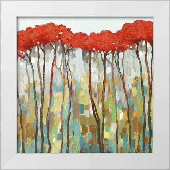 Pearce, Allison 26x26 White Modern Wood Framed Museum Art Print Titled - As They Stand I