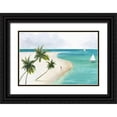 thumbnail image 1 of Pearce, Allison 32x23 Black Ornate Wood Framed with Double Matting Museum Art Print Titled - Prestine Beach, 1 of 4