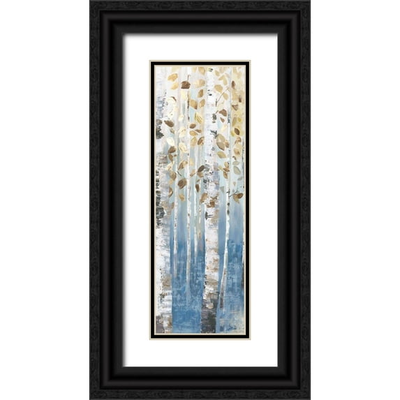 Pearce, Allison 7x14 Black Ornate Wood Framed with Double Matting Museum Art Print Titled - New Path II