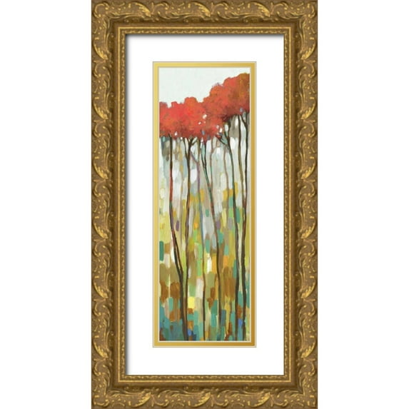 Pearce, Allison 7x14 Gold Ornate Wood Framed with Double Matting Museum Art Print Titled - Standing tall II