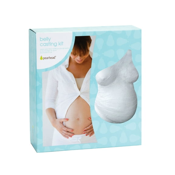 Pearhead Baby Belly Casting Kit for Expecting Mothers, White