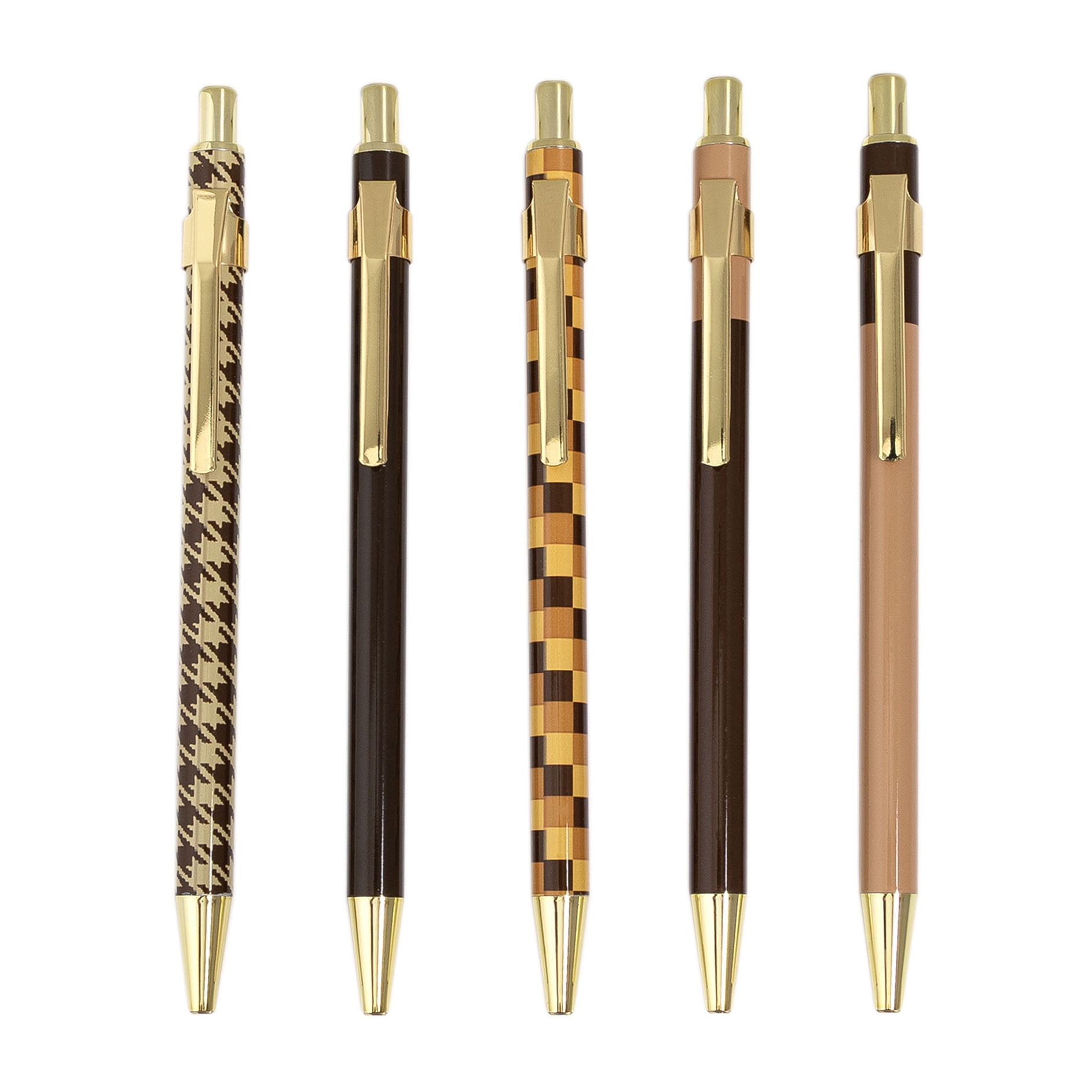 Pearhead Ballpoint Ink Pens, Assorted Colors, 5 count