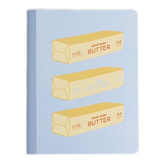Pearhead Butter Composition Notebook, College Ruled, 7.5 x 9.75 Inches