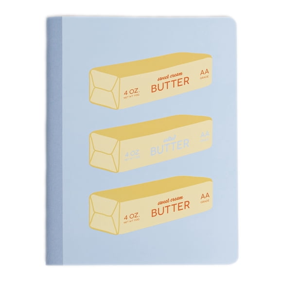 Pearhead Butter Composition Notebook, College Ruled, 7.5 x 9.75 Inches