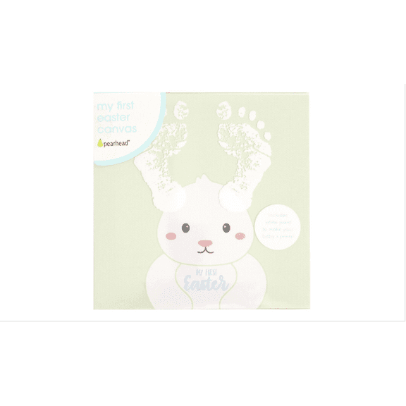 Pearhead My First Easter Handprint Footprint Canvas Kit
