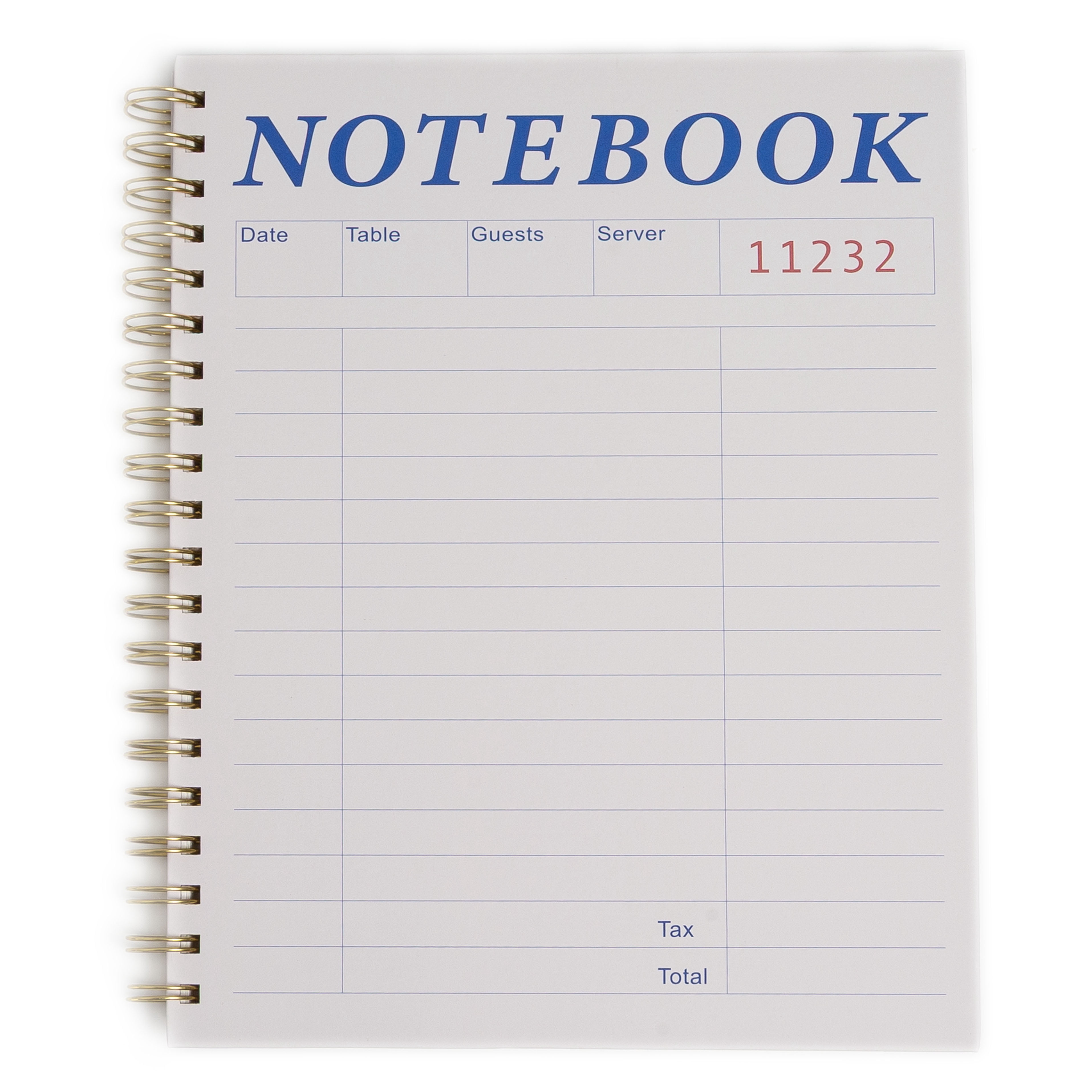 Pearhead Vintage Diner Hardcover Spiral Notebook, 200 College Ruled ...