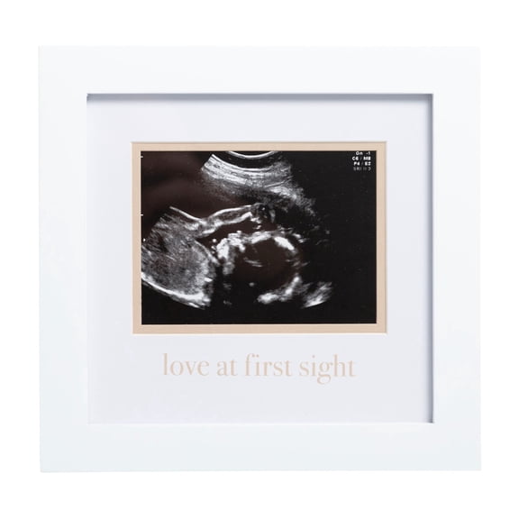 Pearhead "love at first sight" Sonogram Frame, White