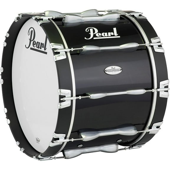 Pearl 28x14" Championship Maple Marching Bass Drum Midnight Black
