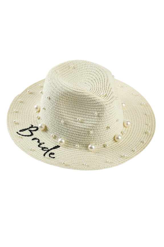 Pearl Accent Bride Hat, Adult, 1 Piece by Trimmings