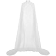 thumbnail image 1 of Pearl Accented Bridal Cape, Long Mesh Arm Cover Wrap, One Size, 1 of 7