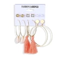 thumbnail image 1 of Pearl/Acrylic Stud, Round, Drop, Hoop. Tassel Earring Sets, 1 of 32