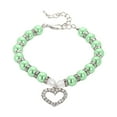 thumbnail image 1 of Pearl Adjustable Pet Collar with Chain and Cats Comfortable Secure Training, 1 of 4