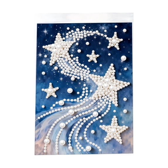 Pearl Art DIY Kit, Creative Painting Craft Material Set, Handmade Wall Hanging Decoration Project, Holiday Home Decor Gift for Adults Beginners