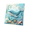 thumbnail image 1 of Pearl Art DIY Kit, Ocean Animal Diamond Painting Craft Set for Adults Beginners, Handmade Gem Dot Beaded Picture, Marine Life Wall Decor Activity Supplies,C, 1 of 8
