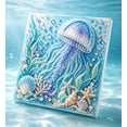 thumbnail image 1 of Pearl Art DIY Kit Ocean Theme,Blue Ringed Octopus 3D Diamond Painting For Adults,DIY Pearl Mosaic Craft Set With Rhinestones And Beads,Coastal Wall Art Decor Gift For Beginners, 1 of 6