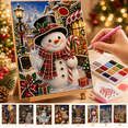 thumbnail image 1 of Pearl Art Kits for Adults, 3D Pearl Diamond Painting Kit with Sparkling Beads and Gems, Halloween Christmas Holiday Wall Decor Craft, DIY Seasonal Artwork for Beginners Home Decoration Gift, 1 of 7