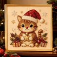 thumbnail image 1 of Pearl Art Kits for Adults, DIY Christmas Pearl Diamond Art Kit with Frame, Pearl Diamond Art, Christmas Pearl Beads Art Craft for Adults & Beginners, Artificial Diamond Dots Beads for Home Wall Decor, 1 of 7